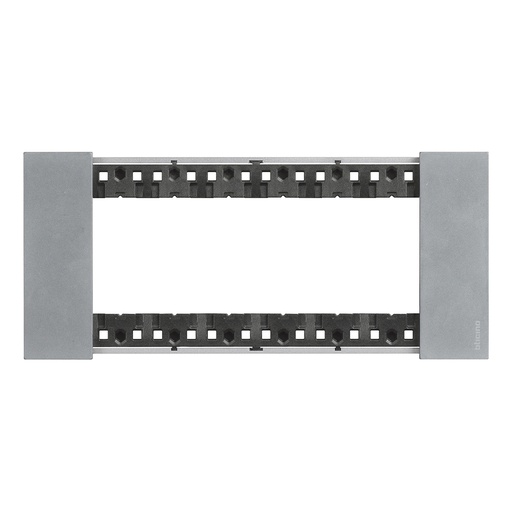 [PTG013.01913] BTICINO KA4806NW, L.Now, 6 Modules, Moon Frame