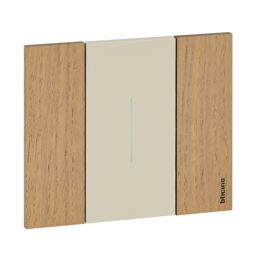 [PTG013.01925] BTICINO KA4802LM, L.Now, 2 Modules Oak Frame