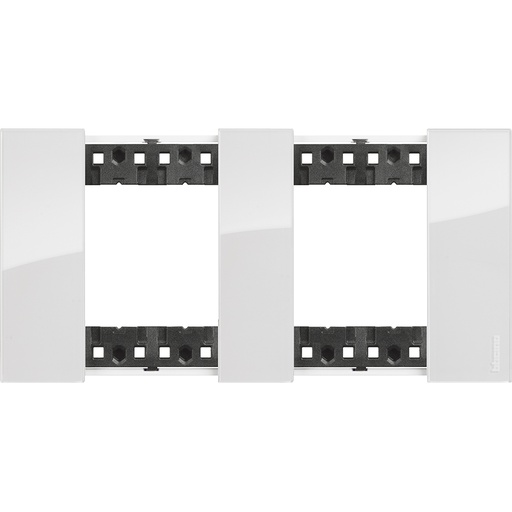 [PTG013.01936] BTicino KA4802M2DW, L.Now, Rama 2x2 module, Ice
