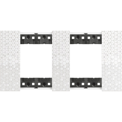[PTG013.01943] BTICINO KA4802M2MW, L.Now, 2x2 Frame with Pixel Modules