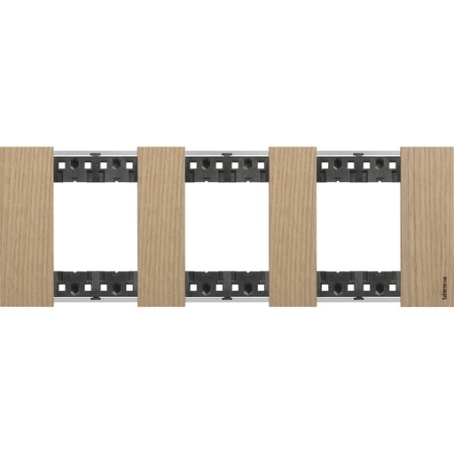 [PTG013.01957] BTICINO KA4802M3LM, L.Now, 3X2 Modules Frame Oak