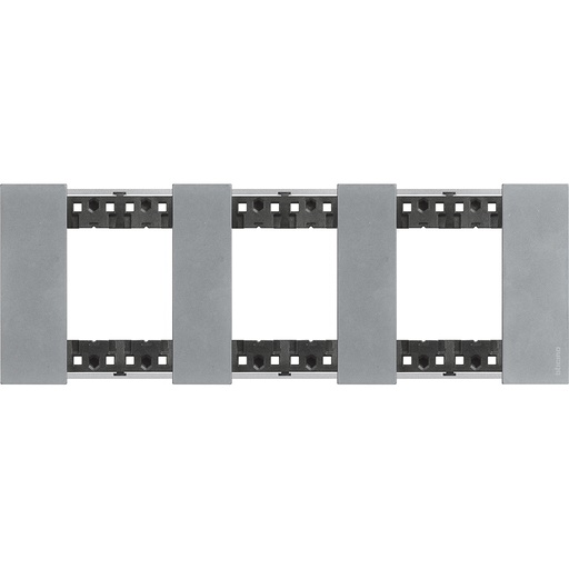 [PTG013.01961] BTicino KA4802M3NW, L.Now, Ramă 3x2 Module, Moon