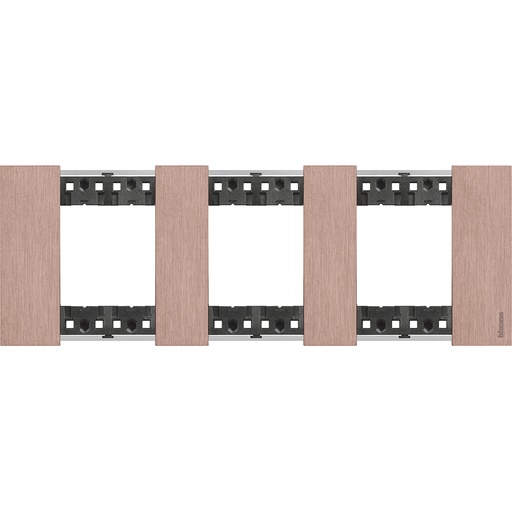 [PTG013.01963] BTICINO KA4802M3ZM, L.Now, 3X2 Frame Rame Modules