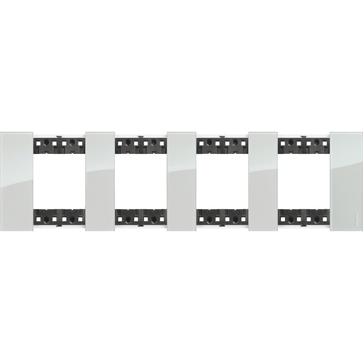[PTG013.01965] BTicino KA4802M4DA, L.Now, Ramă 4x2 Module, Sky