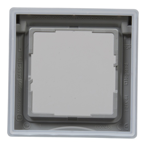 [PTG013.01988] Legrand 721344, Ramă 1 Modul, IP44, Aluminiu