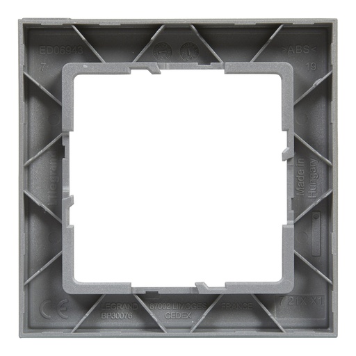 [PTG013.01994] LEGRAND 721511, 1 Module Frame, Aluminum