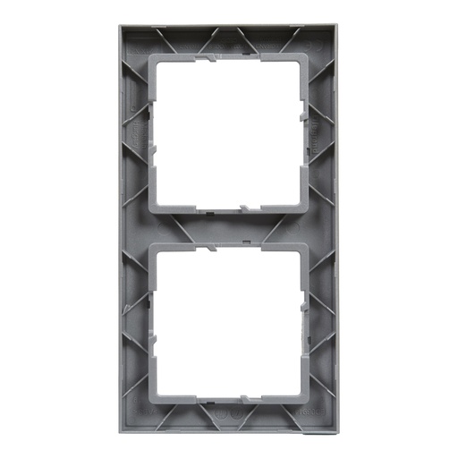 [PTG013.01995] LEGRAND 721512, 2 Modules Frame, Aluminum