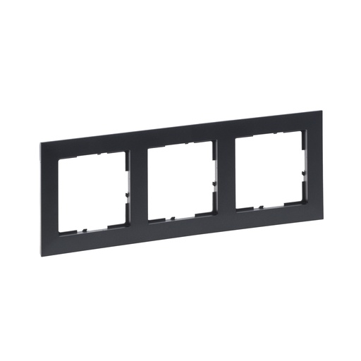 [PTG013.02016] LEGRAND 721553, 3 Modules Frame, Dark Gray