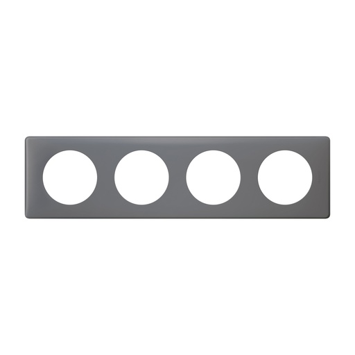 [PTG013.02045] Legrand 066734, Placă Céliane, Pudră, 4 Module, Ardezie