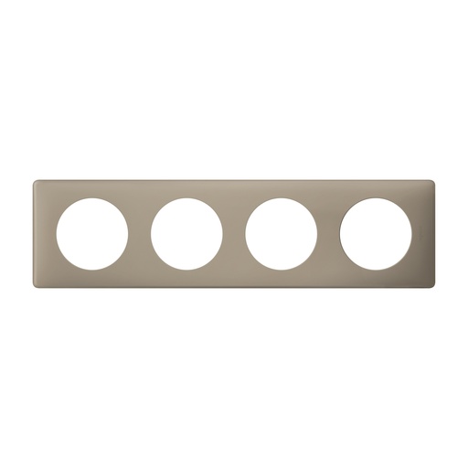 [PTG013.02046] LEGRAND 066724, Céliane Plate, Powder, 4 Modulesandstone