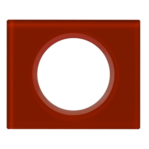 [PTG013.02107] LEGRAND 069471, Céliane Plate, Materials, 1 Module, Carmine Glass