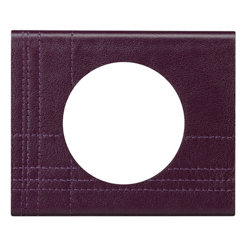[PTG013.02122] LEGRAND 069441, Céliane Plate, Materials, 1 Post, Purple Couture Leather