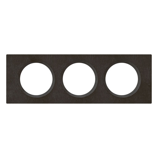 [PTG013.02132] Legrand 069373, Placă Céliane, Materiale, 3 Module, Ardezie