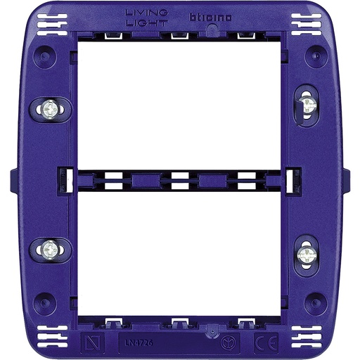 [PTG045.00039] BTICINO LN4726, Support With Screws for Living Light Plates, 3+3 Modules