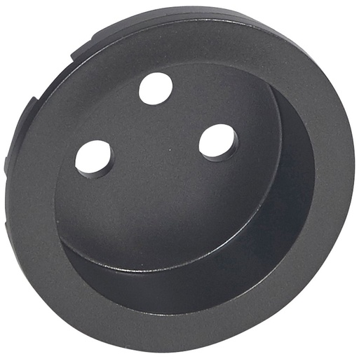 [PTG032.00075] LEGRAND 067912, Céliane Plate, French Standard 2P+T Socket, Graphite