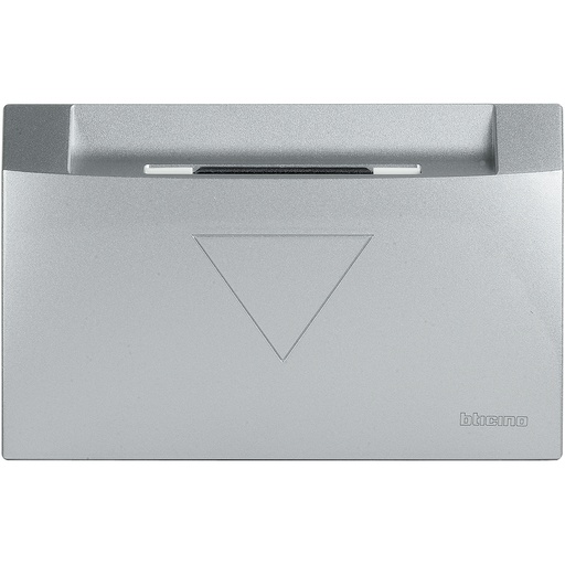 [PTG032.00122] BTicino HC4547, Capac ornamental pentru întrerupător cu card Axolute, Aluminiu  