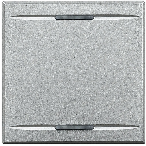 [PTG032.00124] BTicino HC4911/2, Axolute MyHome Bus, Capac buton, tip basculant neutru, 2 module, Aluminiu  