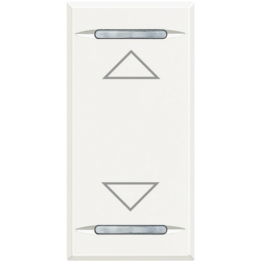 [PTG032.00154] BTicino HD4911AH, Axolute MyHome Bus, Capac buton, Simbol Sus/Jos, 1 modul, Alb  