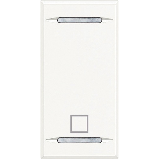 [PTG032.00162] BTICINO HD4915AE, Axolute Myhome Bus Key Cover, Stop Symbol, 1 Module, White
