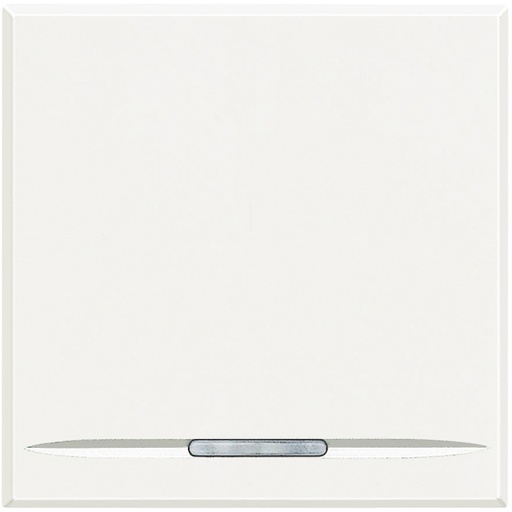 [PTG032.00166] BTicino HD4915M2, Axolute MyHome Bus, Capac buton, tip apăsare neutru, 2 module, Alb  