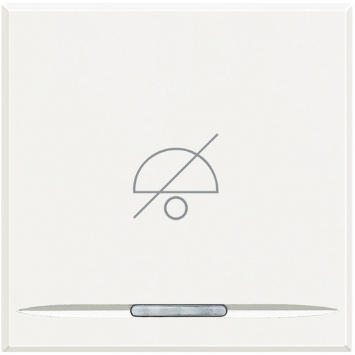 [PTG032.00167] BTICINO HD4915M2DD, Axolute "Do Not Disturb" Key Cover, 2 Modules, White