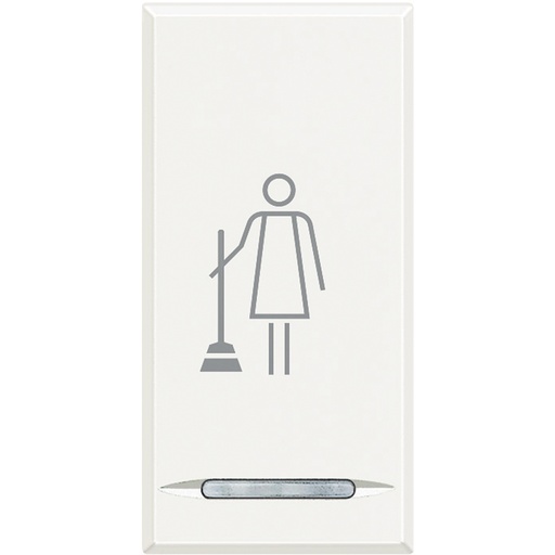 [PTG032.00168] BTICINO HD4915MR, Axolute "Clean Room" Key Cover, 1 Module, White