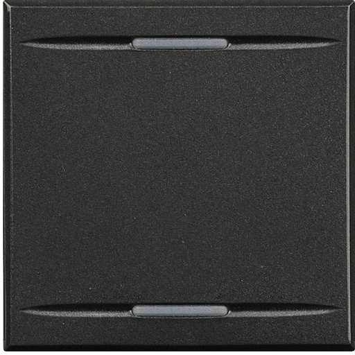 [PTG032.00171] BTicino HS4911/2, Axolute MyHome Bus, Capac buton, tip basculant neutru, 2 module, Antracit  