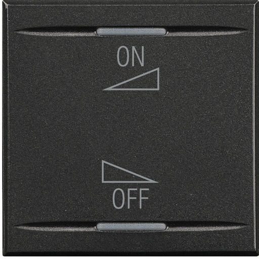 [PTG032.00175] BTICINO HS4911/2AI, Axolute Myhome Bus Decorative Cover, Sound Diffusion With On/Off Variation, 2 Modules, Anthracite