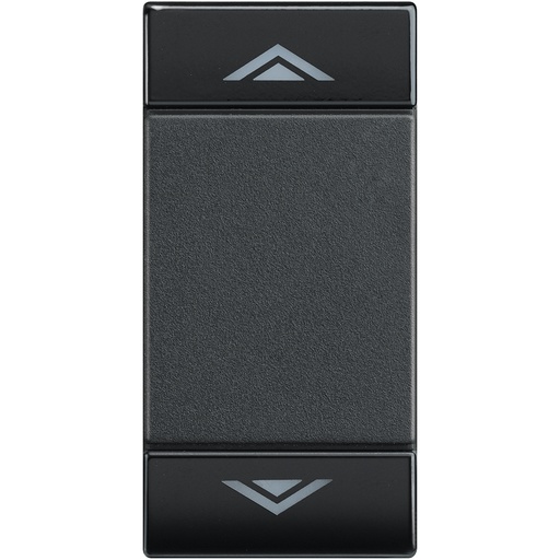 [PTG032.00203] BTICINO L4911AHN, Livinglight Myhome Bus Key Cover, Up/Down Symbol, 1 Module, Anthracite