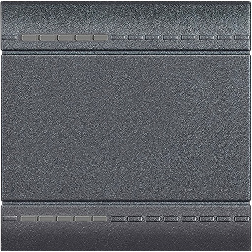 [PTG032.00209] BTicino L4911M2N, Livinglight MyHome Bus, Capac buton, tip basculant neutru, 2 module, Antracit  