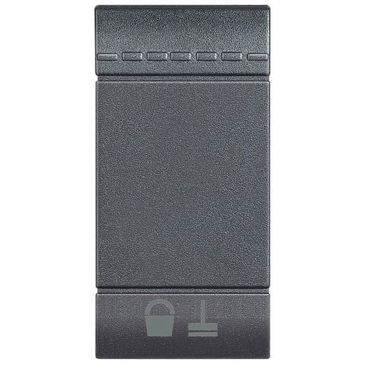 [PTG032.00215] BTICINO L4915MR, Living Light "Clean Room" Key Cover, 1 Module, Anthracite
