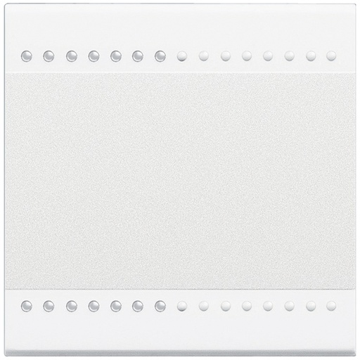 [PTG032.00231] BTicino N4911M2N, Livinglight MyHome Bus, Capac buton, tip basculant neutru, 2 module, Alb  