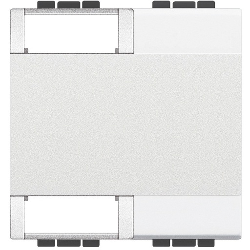 [PTG032.00232] BTicino N4911M2TN, Livinglight, Capac personalizabil, 2 module, Alb  