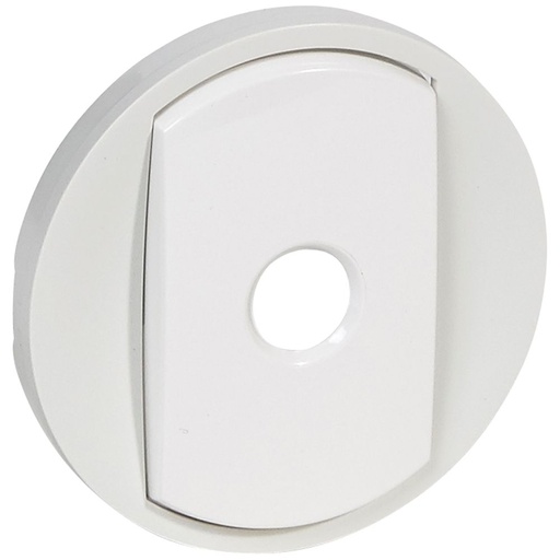 [PTG032.00306] Legrand 068012, Placă Céliane, Comutator Intuition, Cheie mare, Alb  