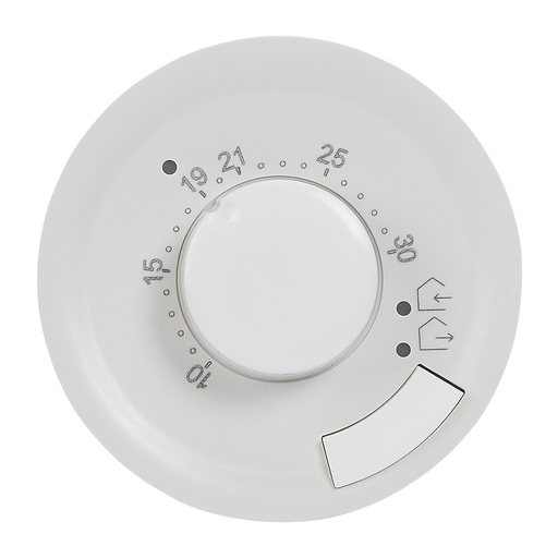 [PTG032.00320] Legrand 068240, Placă Céliane, Termostat cameră, Alb  