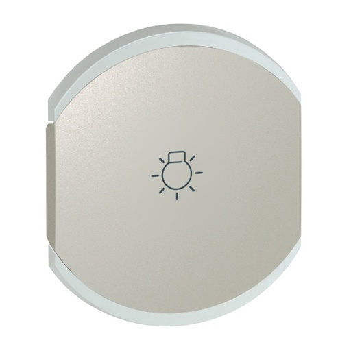 [PTG032.00327] Legrand 068442, Capac ornamental Céliane Bus, Pictogramă iluminat 1, Dublu, Titan  