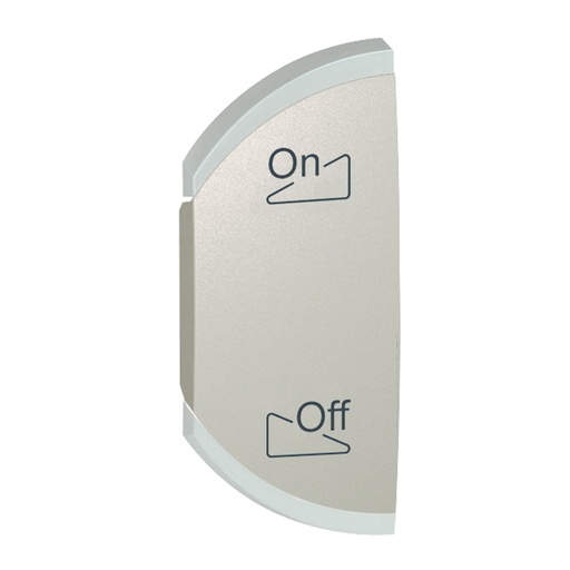[PTG032.00329] Legrand 068450, Capac ornamental MyHome Bus Céliane, Difuzie sunet cu variație Pornit/Oprit, Stânga, Titan  