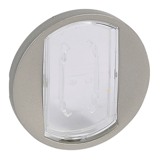 [PTG032.00342] Legrand 068314, Placă Céliane, Comutator/Buton cu suport etichetă, Cheie mare, Titan  