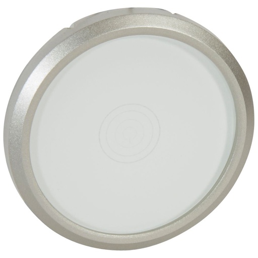 [PTG032.00349] Legrand 068341, Placă Céliane, Control tactil, Sticlă Kaolin/Titan  