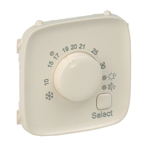 [PTG032.00465] LEGRAND 755316, Valena Allure Plate, Electronic Room Thermostat, Ivory