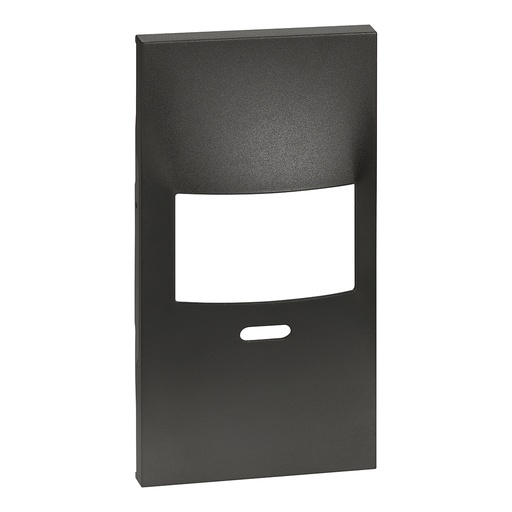 [PTG032.00496] BTicino KG17SL, L.Now, Placă IR cu selector, 2 module, Negru  