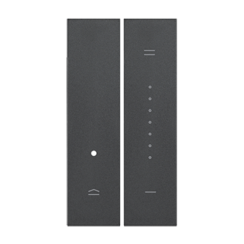 [PTG032.00497] BTICINO KG19, L.Now, Dimmer Key 2 Modules Black