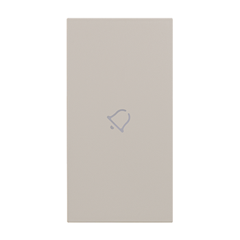 [PTG032.00505] BTICINO KM01M2D, L.Now, Fake Button Bell 2 Modules Sand