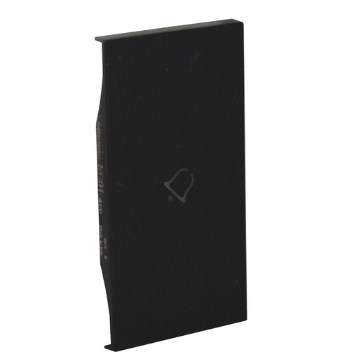 [PTG032.00603] BTICINO KG01MH2D, Living Now Black Screen-Printed Doorbell Cover