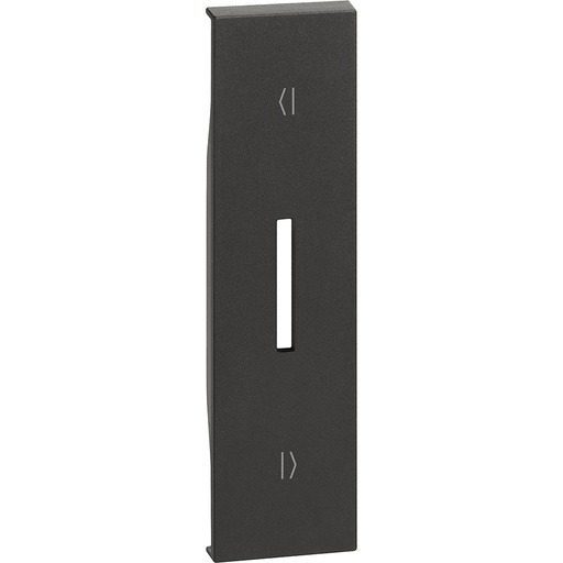 [PTG032.00644] BTICINO KG06V, L.Now, Vert. Switch Key Obl.1 Module Black