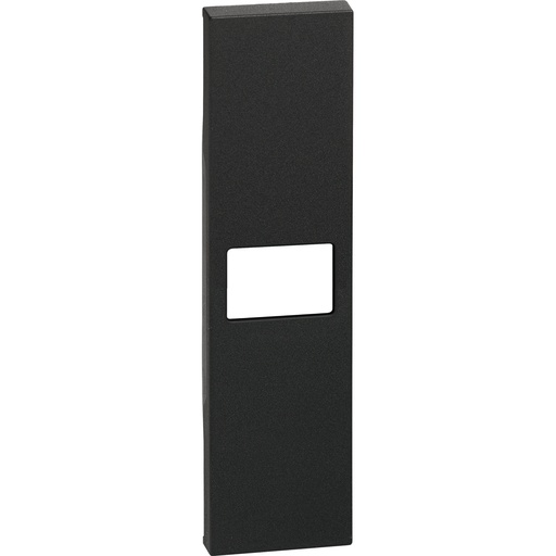 [PTG032.00653] BTICINO KG20, L.Now, Israeli Telephone Socket Plate 1 Module Black