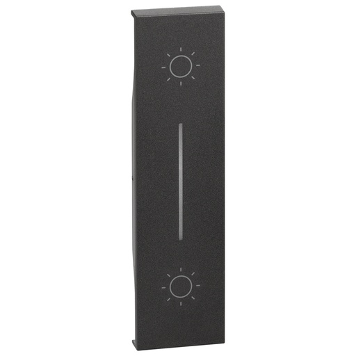 [PTG032.00666] BTICINO KG05L, L.Now, Double Button Key 1 Module Black
