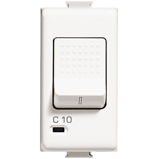 [PTG264.02224] BTICINO AM5210S, Disjunctor termomagnetic, 2 poli cu 1P protejat, 10A, 230Vac