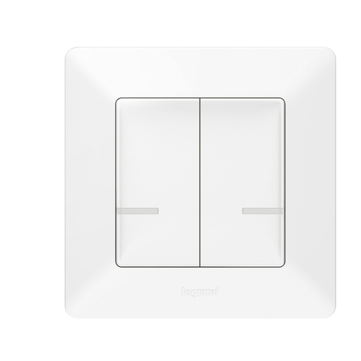 [PTG264.02273] LEGRAND 752187, Comutator dublu wireless Valena Life with Netatmo