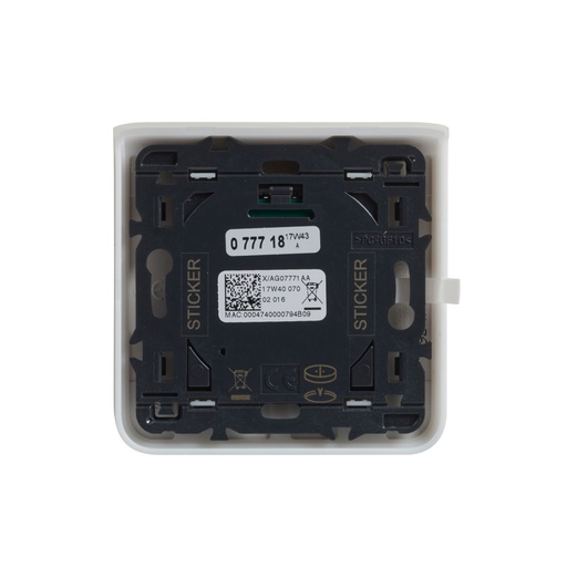 [PTG264.02312] LEGRAND 077718L, Comutator wireless Mosaic with Netatmo pentru funcții Trezire/Somn